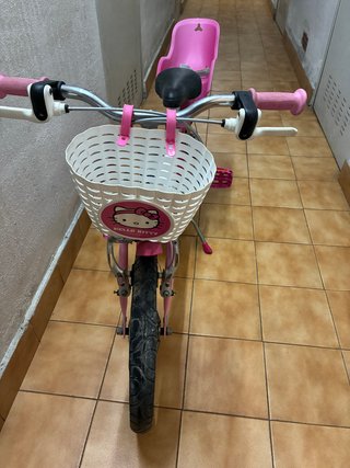 Bicicleta Infantil Hello Kitty Rosa