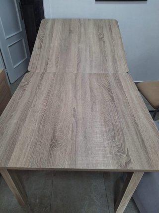 Juego de Mesa y Sillas Plegables de Madera