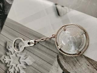 Llavero con Moneda de Plata 40 Euro