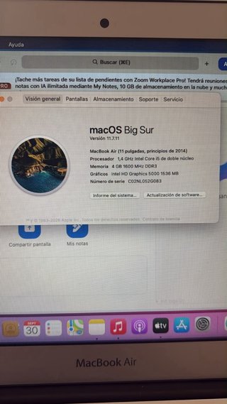 Portátil Apple MacBook Air