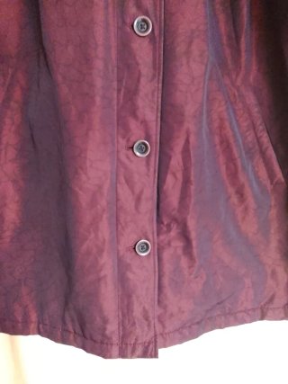 Abrigo señora TC talla 48 color granate