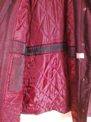 Abrigo señora TC talla 48 color granate