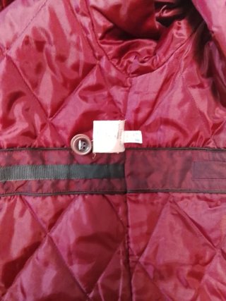 Abrigo señora TC talla 48 color granate