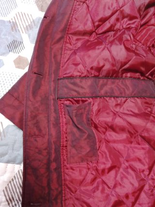 Abrigo señora TC talla 48 color granate