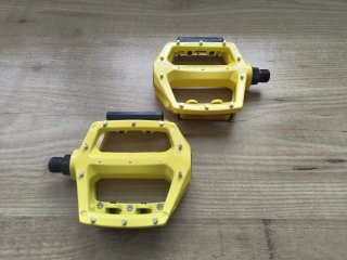 Pedales Wellgo BMX Amarillos