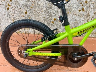 Bicicleta infantil Monty 104 verde, 18”
