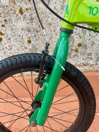 Bicicleta infantil Monty 104 verde, 18”