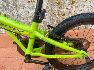 Bicicleta infantil Monty 104 verde, 18”