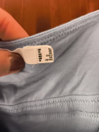 Camisón premamá azul