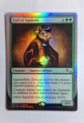 Earl of Squirrel Foil Promo NM EN MTG
