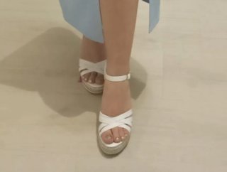Sandalias Blancas con Plataforma