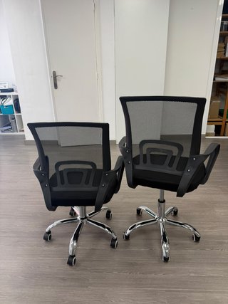 2 Sedie Ergonomiche con Schienale in Rete