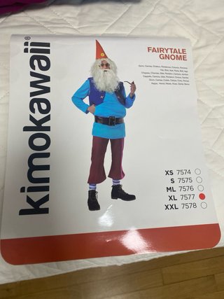 Disfraz Gnomo Fairytale Kimokawaii