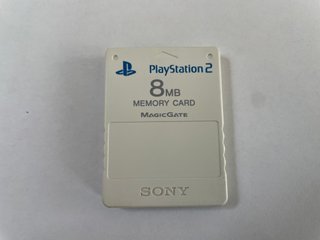 Sony Playstation 2 Ps2 Memory Card Originale Bianc