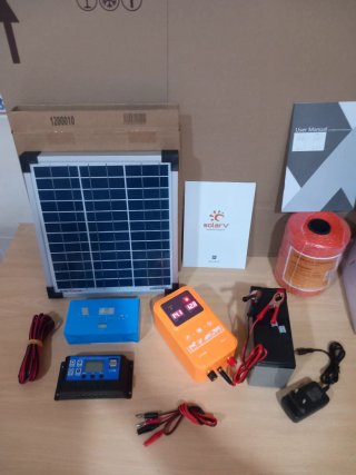 Kit Solar 12v completo y pastor eléctrico 12v