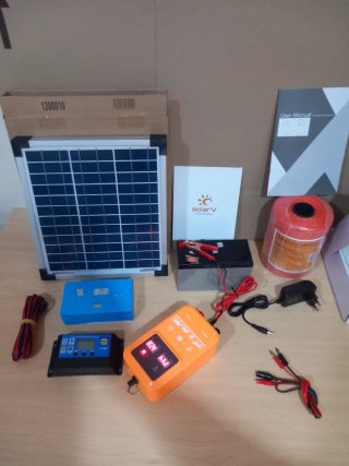 Kit Solar 12v completo y pastor eléctrico 12v