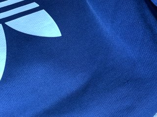 Adidas Hoodie Sweatshirt Retro Navy Blue Size- M