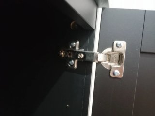 Armario Brimnes IKEA Negro con puertas