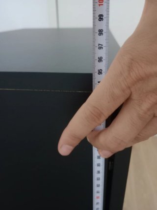 Armario Brimnes IKEA Negro con puertas