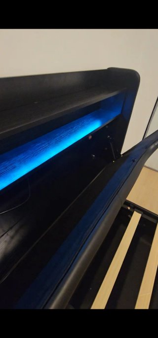 Cama Doble 160x190 LED con Somier