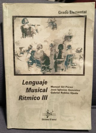 Libro Lenguaje Musical Rítmico y Melódico III