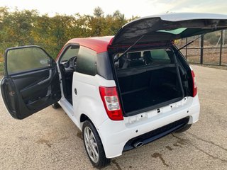 Microcoche Ligier Blanco y Rojo