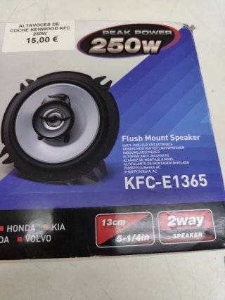 Altavoces Kenwood KFC-E1365 250W