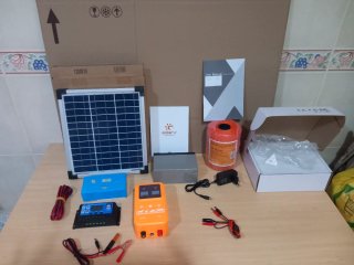 Pastor eléctrico 12v caballos kit solar completo
