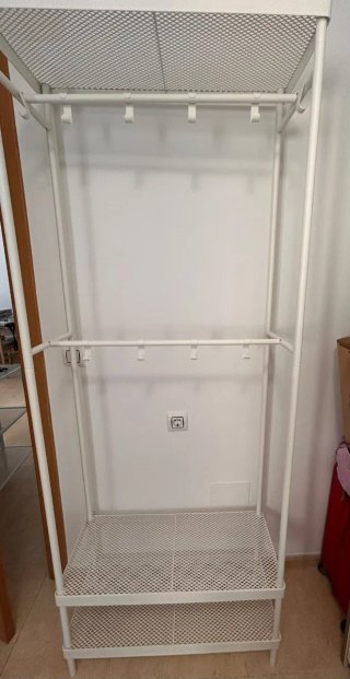 MACKAPÄR Perchero Zapatero Blanco Ikea