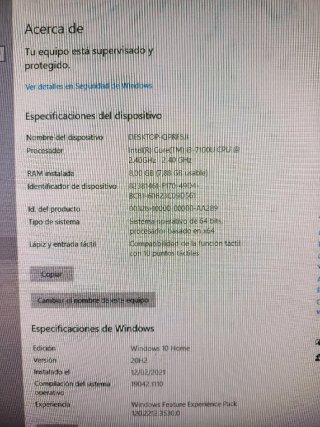Ordenador HP Pavilion All in One 24 FHD i3