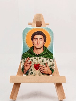 Magnete Luigi Mangione santino