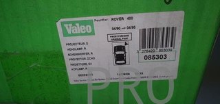 faro rover 400 derecho valeo 085303