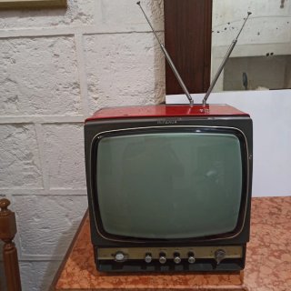 Televisore vintage Minerva tubo catodico