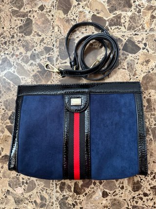 Bolso Martina K Azul y Negro
