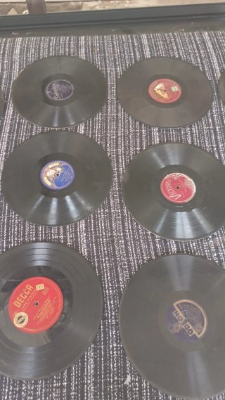 Lote de 80 Discos de Pizarra Antiguos