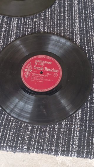 Lote de 80 Discos de Pizarra Antiguos
