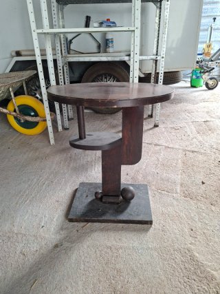 Mesa Auxiliar Antigua de Madera