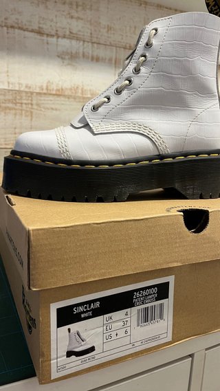 Botas Dr. Martens blancas talla 37