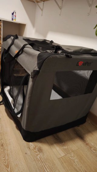 Transportín Plegable para Perro 91.5x63.5x63.5 cm