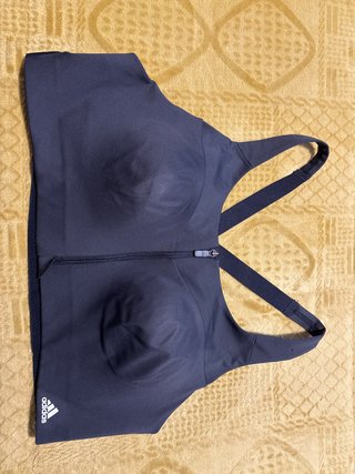 Sujetador deportivo Adidas Talla Grande negro