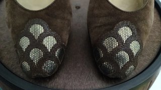 Zapatos de salón Rittus marrones Talla 35