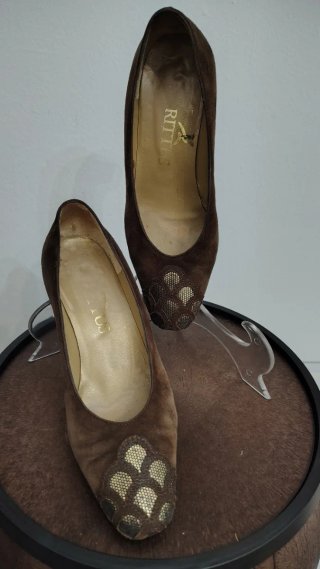 Zapatos de salón Rittus marrones Talla 35