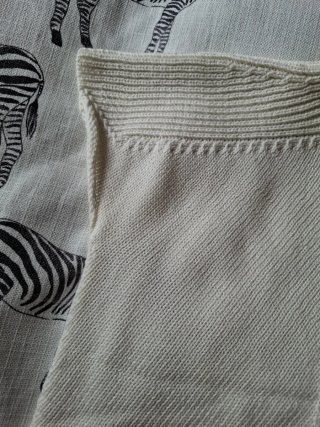 Jersey de punto blanco