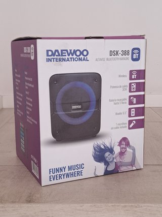 Altavoz Karaoke Daewoo DSK-388 Bluetooth