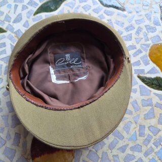 Gorra de plato militar española antigua – original