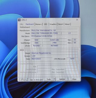 Torre PC Z490 Tomahawk i3 10105 8GB RAM