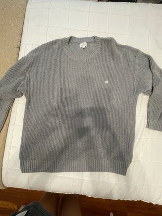 Jersey punto gris talla M