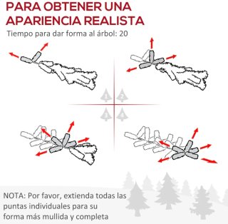 Árbol de Navidad Artificial 150cm