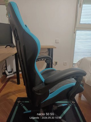 Silla Gamer Drift Negra y Azul
