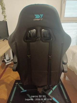 Silla Gamer Drift Negra y Azul